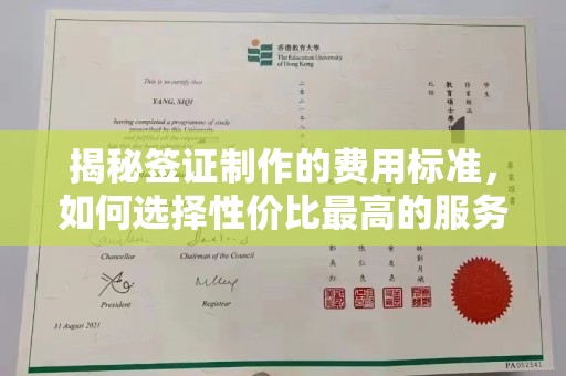 武乡揭秘签证制作的费用标准，如何选择性价比最高的服务？